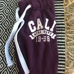 Dark Magenta Cali Sweatpants
